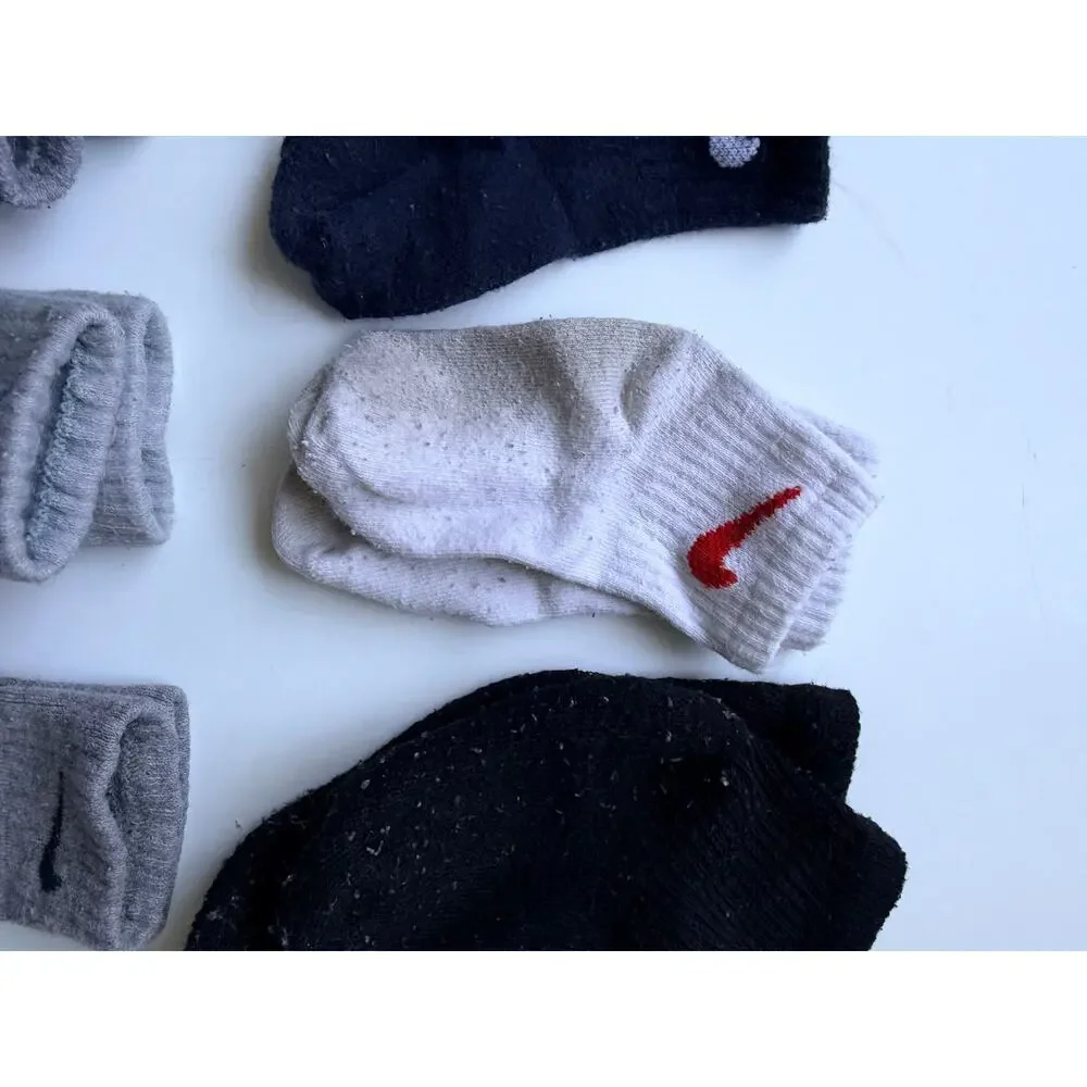 Nike Baby Socks Bundle (7 Pairs) - Ready for Playtime!